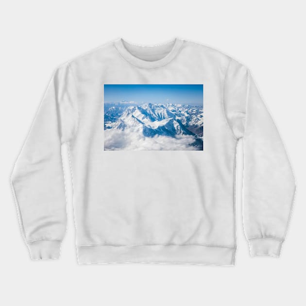 Mount Everest Crewneck Sweatshirt by HammiltenJohn